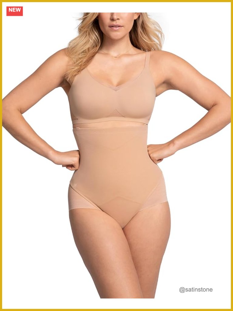 Level 5 Maximum Compression High Waist Shapewear Brief With Straps